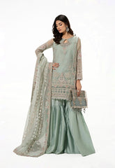 LIGHT PISTA maria b organza dress online in pakistan